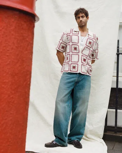 Abercrombie & Fitch Ultra Baggy Jean In Blue