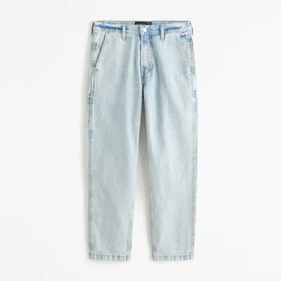 Abercrombie & Fitch Loose Workwear Jean In Blue