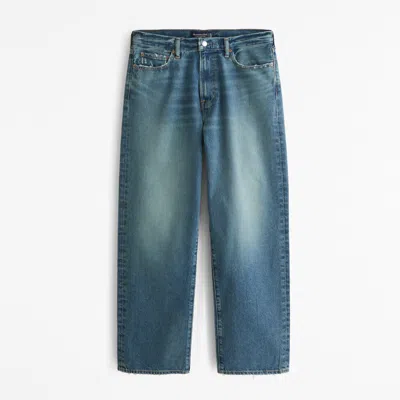 Abercrombie & Fitch Baggy Jean In Blue