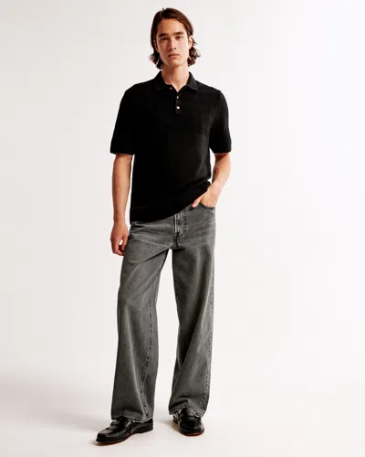 Abercrombie & Fitch Ultra Baggy Jean In Blue