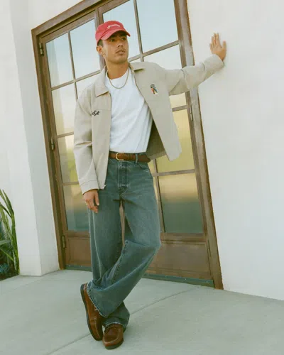 Abercrombie & Fitch Ultra Baggy Jean In Blue