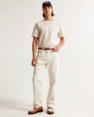 Abercrombie & Fitch Loose Jean In Yellow