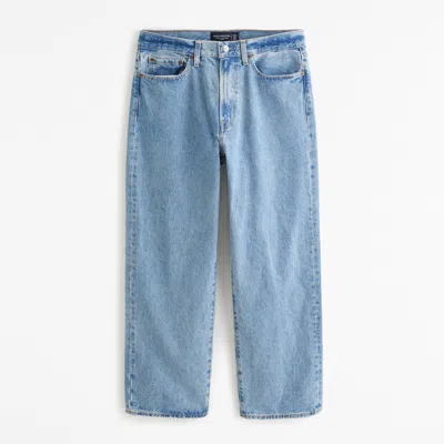 Abercrombie & Fitch Baggy Jean In Blue