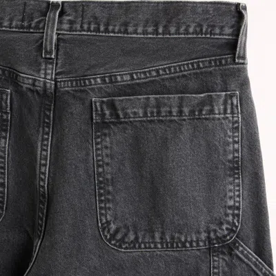 Abercrombie & Fitch Baggy Workwear Jean In Black