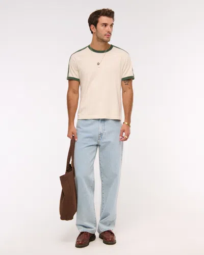 Abercrombie & Fitch Baggy Jean In Brown