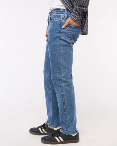 Abercrombie & Fitch 90s Straight Jean In Blue
