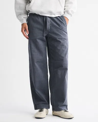 Abercrombie & Fitch Sea Fade Baggy Pull-on Pant In Blue
