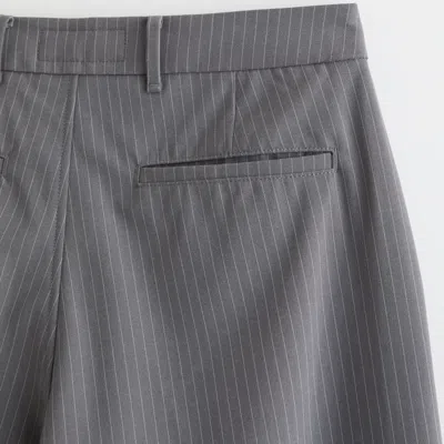 Abercrombie & Fitch Menswear Baggy Trouser In Gray