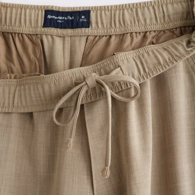 Abercrombie & Fitch Pull-on Baggy Trouser In Brown