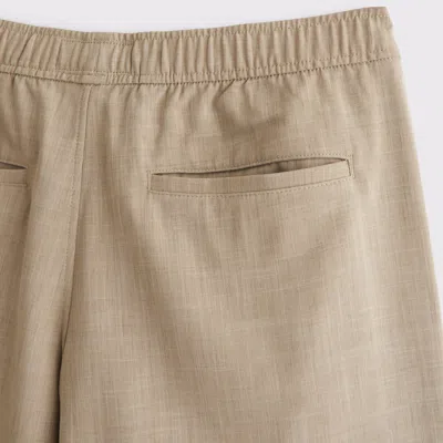 Abercrombie & Fitch Pull-on Baggy Trouser In Brown