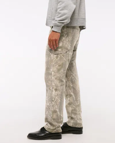 Abercrombie & Fitch Athletic Loose Workwear Pant In Gray