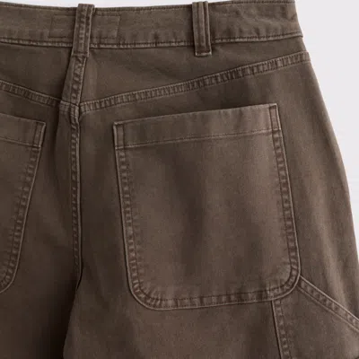 Abercrombie & Fitch Athletic Loose Workwear Pant In Neutral