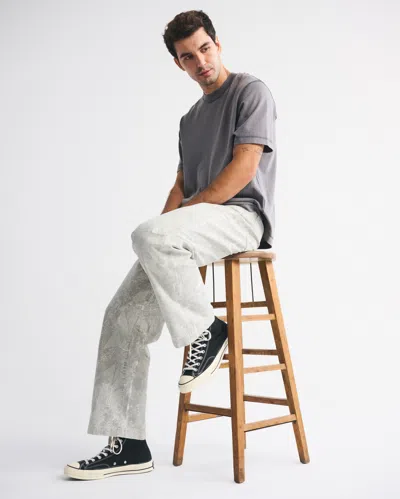 Abercrombie & Fitch Baggy 5-pocket Pant In Gray