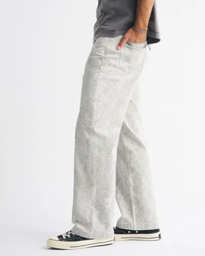 Abercrombie & Fitch Baggy 5-pocket Pant In Gray