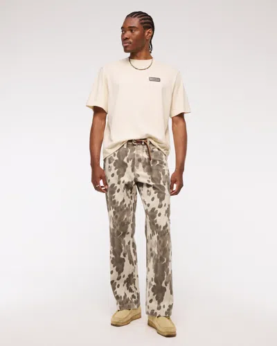 Abercrombie & Fitch Baggy 5-pocket Pant In Neutral