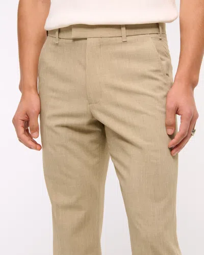 Abercrombie & Fitch The A&f Collins Slim Suit Pant In Brown