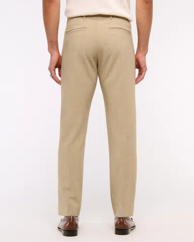 Abercrombie & Fitch The A&f Collins Slim Suit Pant In Brown