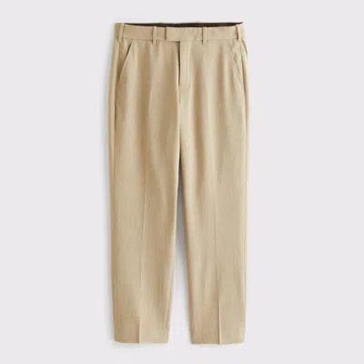 Abercrombie & Fitch The A&f Collins Athletic Fit Suit Pant In Brown