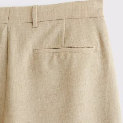 Abercrombie & Fitch The A&f Collins Athletic Fit Suit Pant In Brown