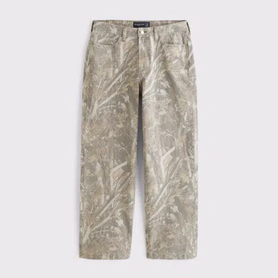 Abercrombie & Fitch Baggy 5-pocket Pant In Green