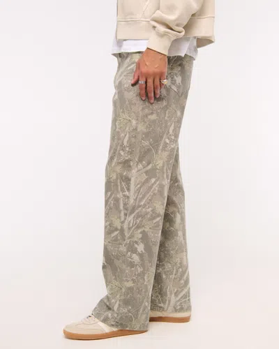 Abercrombie & Fitch Baggy 5-pocket Pant In Green