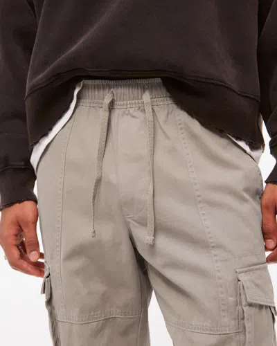 Abercrombie & Fitch Cargo Jogger In Brown