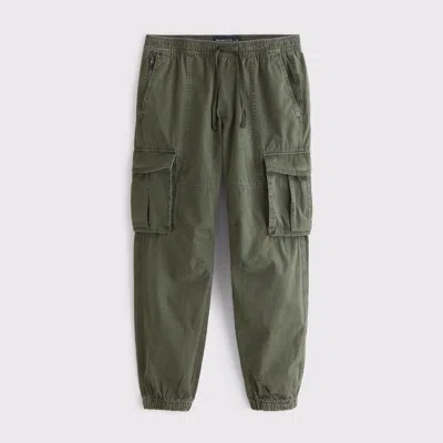 Abercrombie & Fitch Cargo Jogger In Green