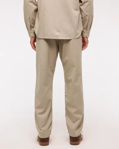 Abercrombie & Fitch Loose Pull-on Pant In Brown
