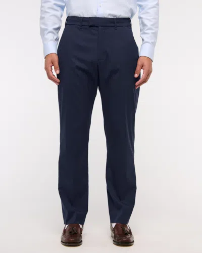 Abercrombie & Fitch The A&f Collins Athletic Fit Suit Pant In Blue