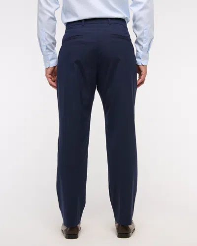 Abercrombie & Fitch The A&f Collins Athletic Fit Suit Pant In Blue