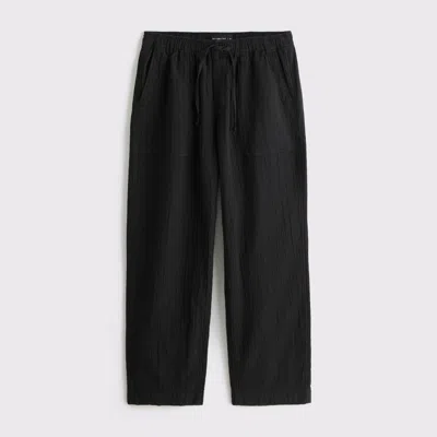 Abercrombie & Fitch Baggy Breezy Pull-on Pant In Black