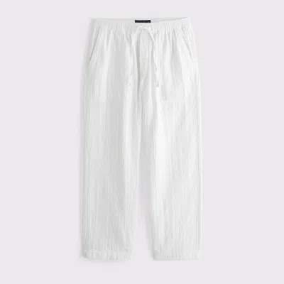 Abercrombie & Fitch Baggy Breezy Pull-on Pant In White