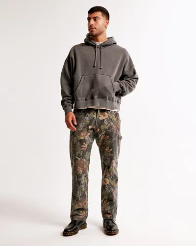 Abercrombie & Fitch Athletic Loose Workwear Pant In Multi