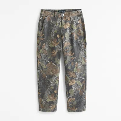 Abercrombie & Fitch Athletic Loose Workwear Pant In Multi
