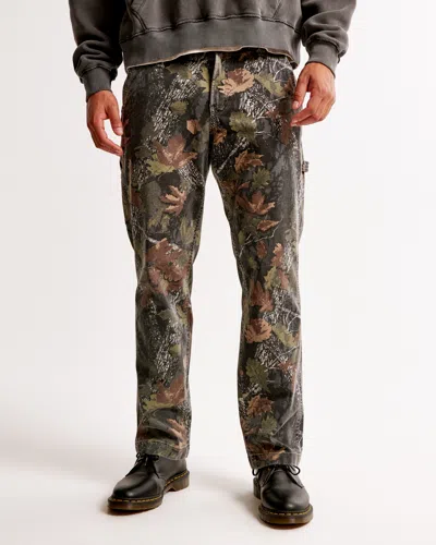 Abercrombie & Fitch Athletic Loose Workwear Pant In Multi