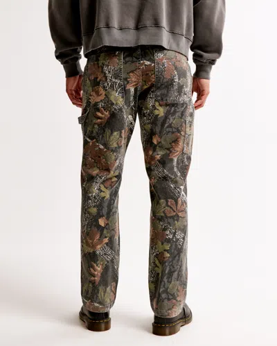 Abercrombie & Fitch Athletic Loose Workwear Pant In Multi