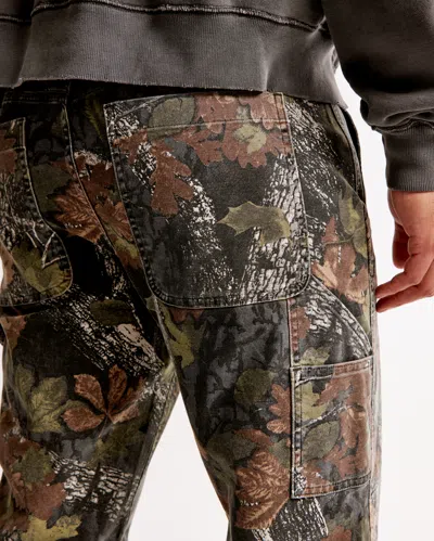 Abercrombie & Fitch Athletic Loose Workwear Pant In Multi