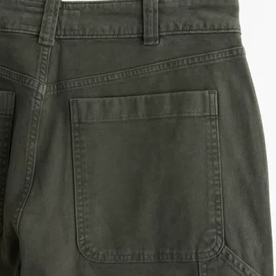 Abercrombie & Fitch Athletic Loose Workwear Pant In Green