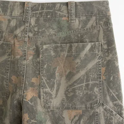 Abercrombie & Fitch Loose Workwear Pant In Brown