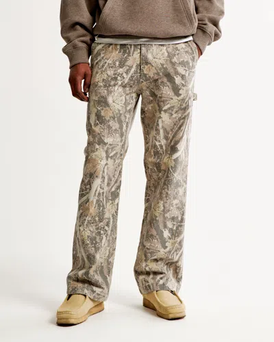 Abercrombie & Fitch Baggy Workwear Pant In Multi