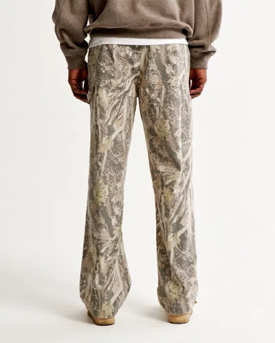 Abercrombie & Fitch Baggy Workwear Pant In Multi