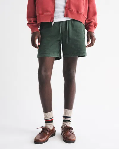 Abercrombie & Fitch Sea Fade Pull-on Short In White