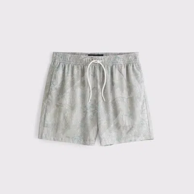 Abercrombie & Fitch Retro Mesh Short In Neutral