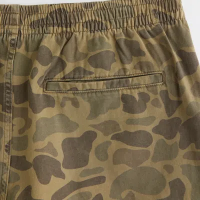 Abercrombie & Fitch Cotton Pull-on Short In Green