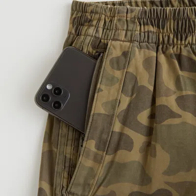 Abercrombie & Fitch Cotton Pull-on Short In Green