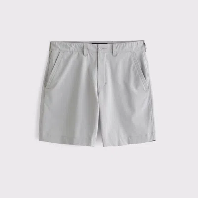 Abercrombie & Fitch Performance Golf Short In Gray