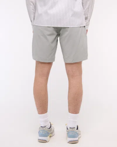 Abercrombie & Fitch Performance Golf Short In Gray