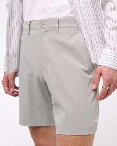 Abercrombie & Fitch Performance Golf Short In Gray