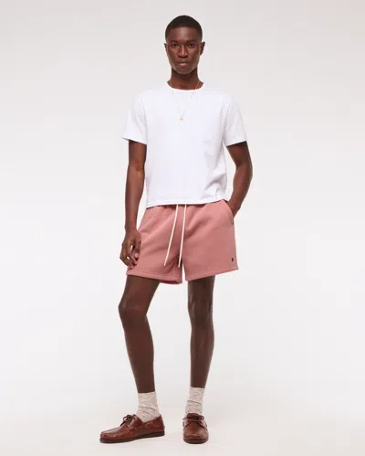 Abercrombie & Fitch Vol. 28 Danzy Fleece Short In Pink