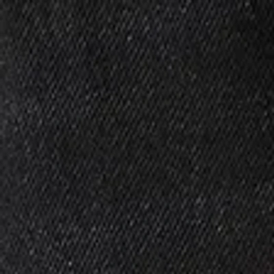 Abercrombie & Fitch Loose Denim Short In Black